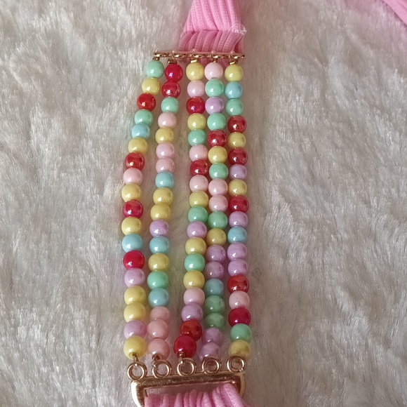 Romantic Casual Holiday Solid Color Textured Fabric Decorated Bikini Top Only S - Picture 6 of 10